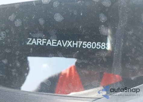 2017 Alfa Romeo Giulia Quadrifoglio Rwd z USA, uszkodzony, nr VIN ZARFAEAVXH7560583